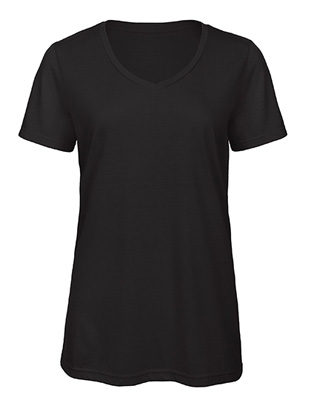 L-BCTW058 Women´s V-Neck Triblend