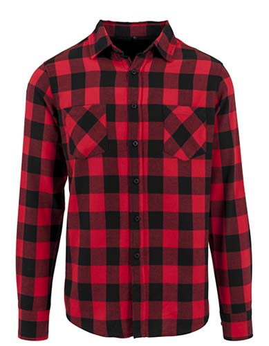 L-BY031 Checked Flannel Shirt