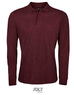 L-L02087 Men´s Long-Sleeve Piqué Polo Shirt Perfect