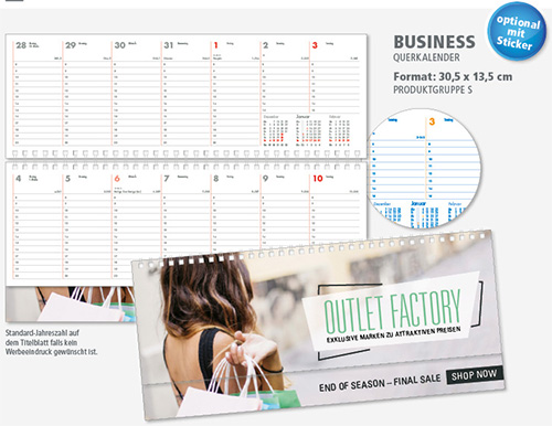 Ec-2050 BUSINESS Ouerkalender