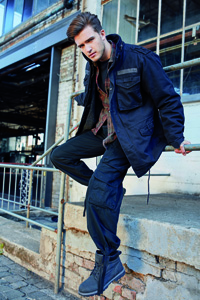 L-BYB3101 Männer Riesenjacke