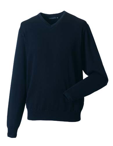 L-Z710 Men`s V-Neck Knitted Pullover