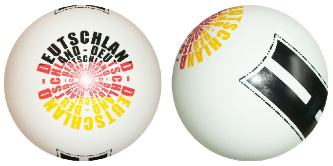 Ri-8502036 Freizeitball "DEUTSCHLAND" 8,5" (Ø 22cm) mit Ventil
