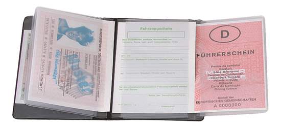 Sp-107-05 CreativDesign® Ausweistasche "5-fach" Normalfolie  