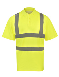 L-KX075 High-End Polycotton Hi-Vis Polo Shirt 