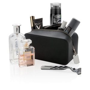 P703.031 Auslaufsicherer Kulturbeutel schwarz