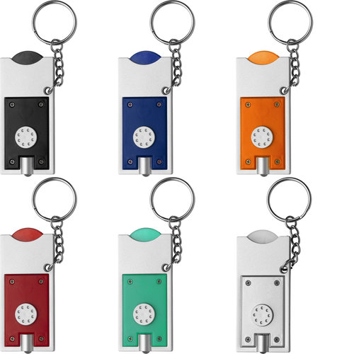 G-1987 Schlüsselanhänger "Spotlight" mit Einkaufswagenchip