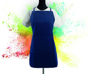 L-EX167 Kinderlatzschürze Denim