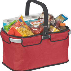 Mac-60060 Einkaufskorb aus Polyester mit Tragehenkeln