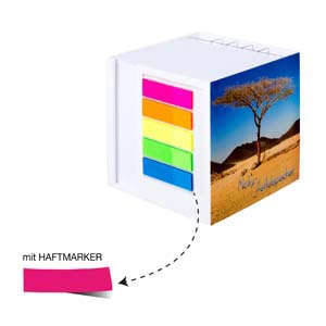 Mar-1035 Zettelspeicher Multi mit Haftmarker 107 x 107 x 104 mm