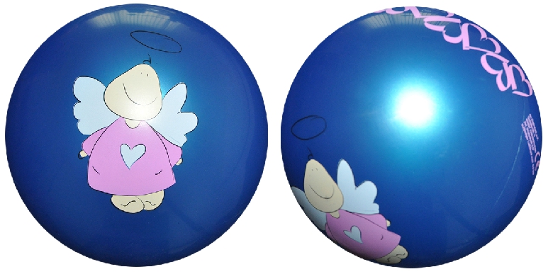 Ri-8502034 Freizeitball "SCHUTZENGEL" 8,5" (Ø 22cm) mit Ventil