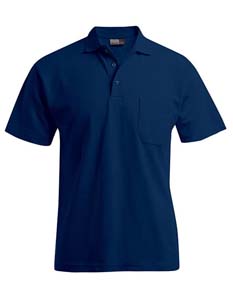 L-E4100 Men´s Heavy Polo Pocket