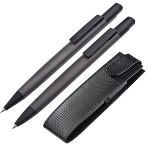 Mac-13544 Set aus Kugelschreiber und Bleistift in Etui