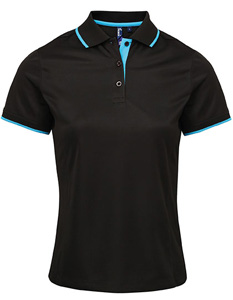 L-PW619 Women´s Contrast Coolchecker® Polo