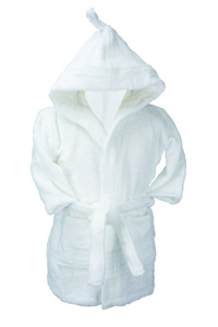 L-AR821 Kinderbademantel mit Kapuze