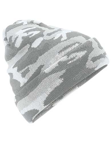 L-CB419 Camo Cuffed Beanie