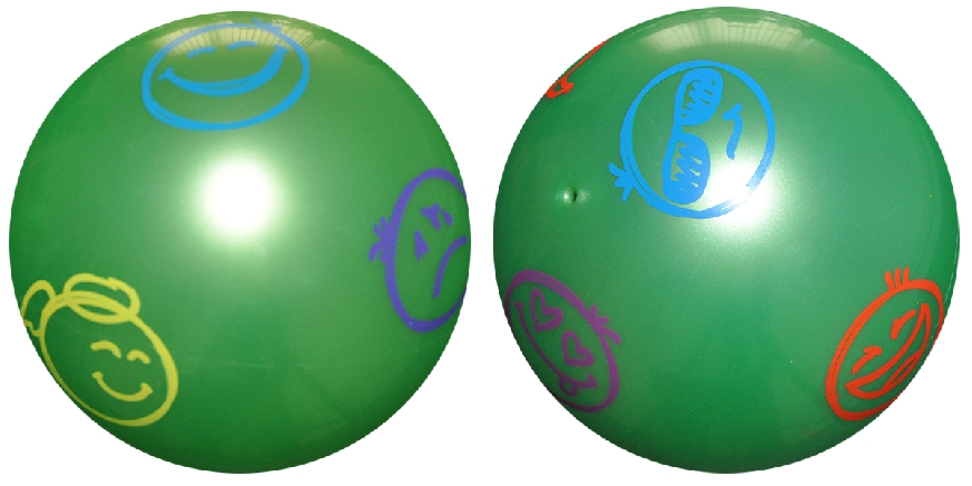 Ri-8502035 Freizeitball "SCHUTZENGEL" 8,5" (Ø 22cm) mit Ventil