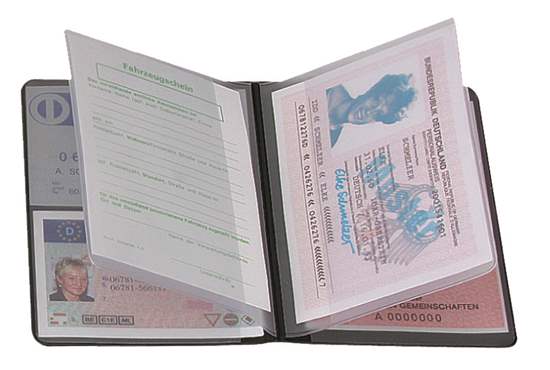 Sp-106-05 Ausweistasche "4-fach" Normalfolie