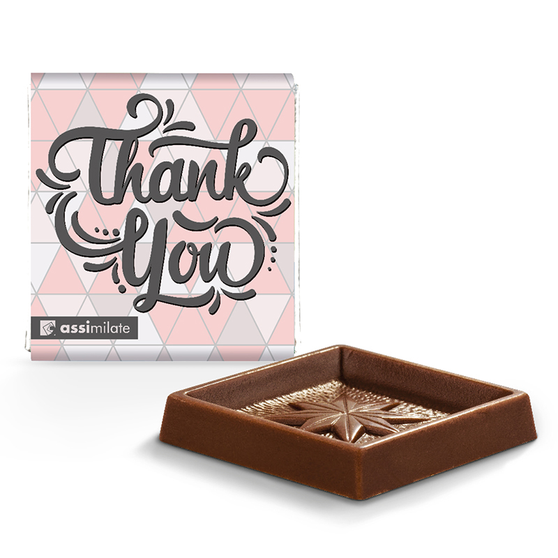 Ju-1056 Quadrat Täfelchen Schokolade