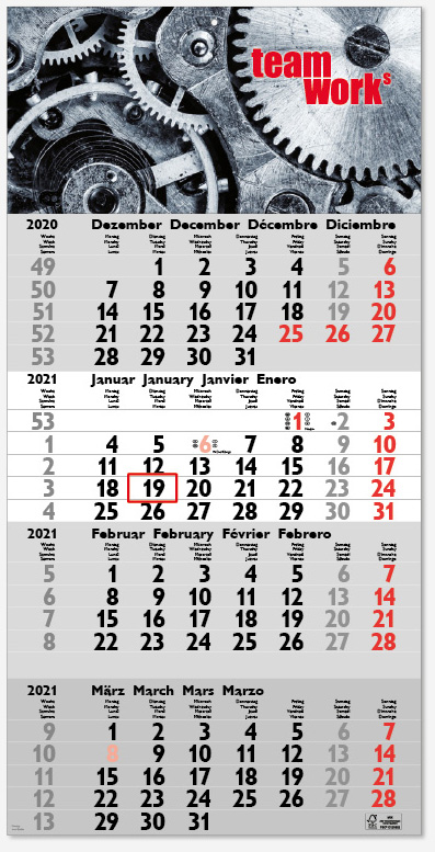 Ec-2505 TETRA | 4-Monatsplaner