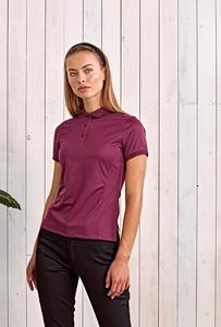 L-PW616 Women´s Coolchecker® Piqué Polo