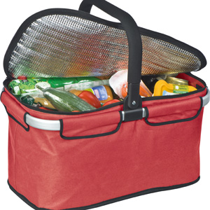 Mac-60061 Einkaufskorb aus Polyester mit Tragehenkeln