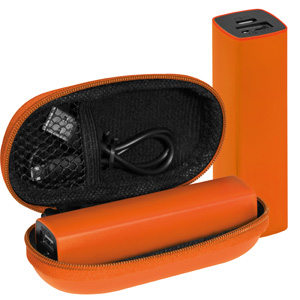 Mac-20680 Powerbank 2.200 mAh in einem Etui inkl. Ladekabel