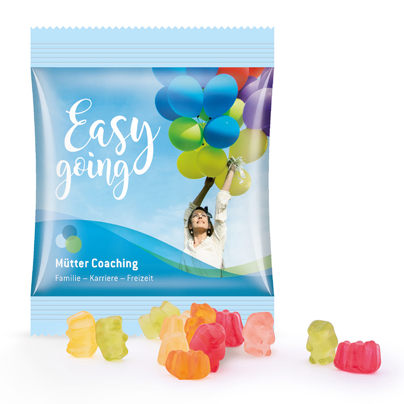 Ju-1021 Zuckerreduzierte Gummibärchen Minitüte