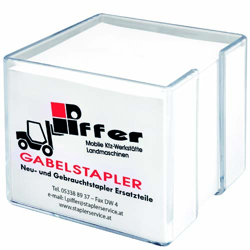 Mar-1088 Zettelspeicher dickwandig 108 x 108 x 90 mm