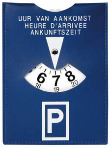 Sp-169-00 CreativDesign Parkscheibe "Duo", blau