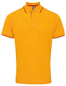 L-PW618 Men´s Contrast Coolchecker® Polo