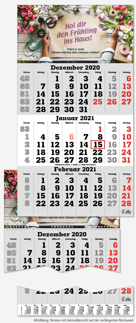 Ec-300 CLASSIC 3 Monatskalender