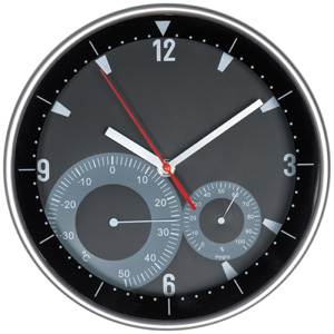 Mac-41223 Wanduhr mit Hygro - und Thermometer