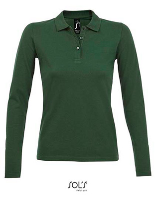 L-L02083 Women´s Long-Sleeve Piqué Polo 