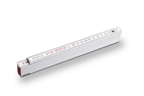 Sta-707P Silber Zollstock 2m