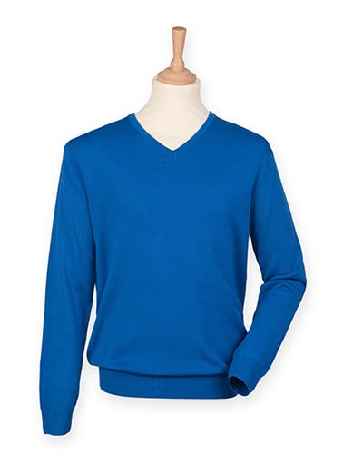 L-W720 Men`s Lightweight V-Neck Jumper