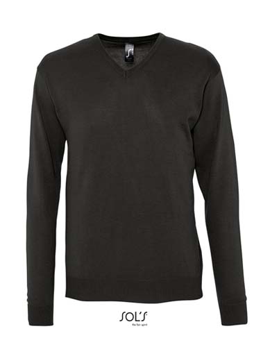L-L410 Men`s V Neck Sweater Galaxy