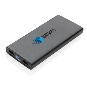 P322.241 18W PD Powerbank mit 10.000 mAh schwarz