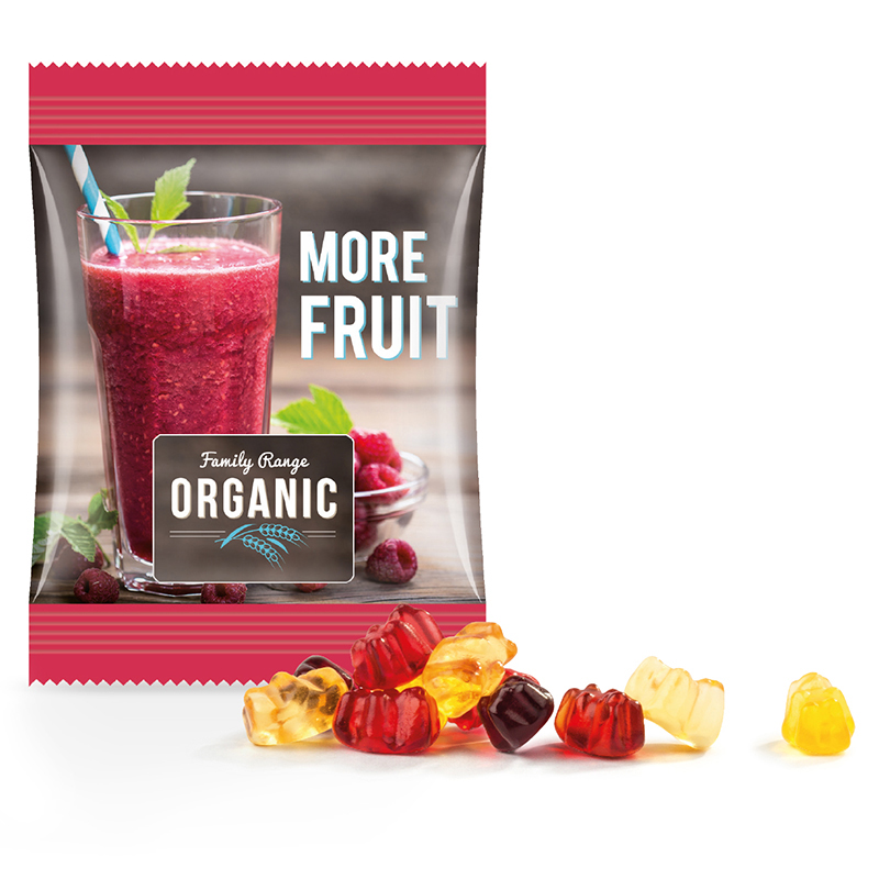 Ju-1021-2 Fruchtsaft Gummibärchen Minitüte 10 g
