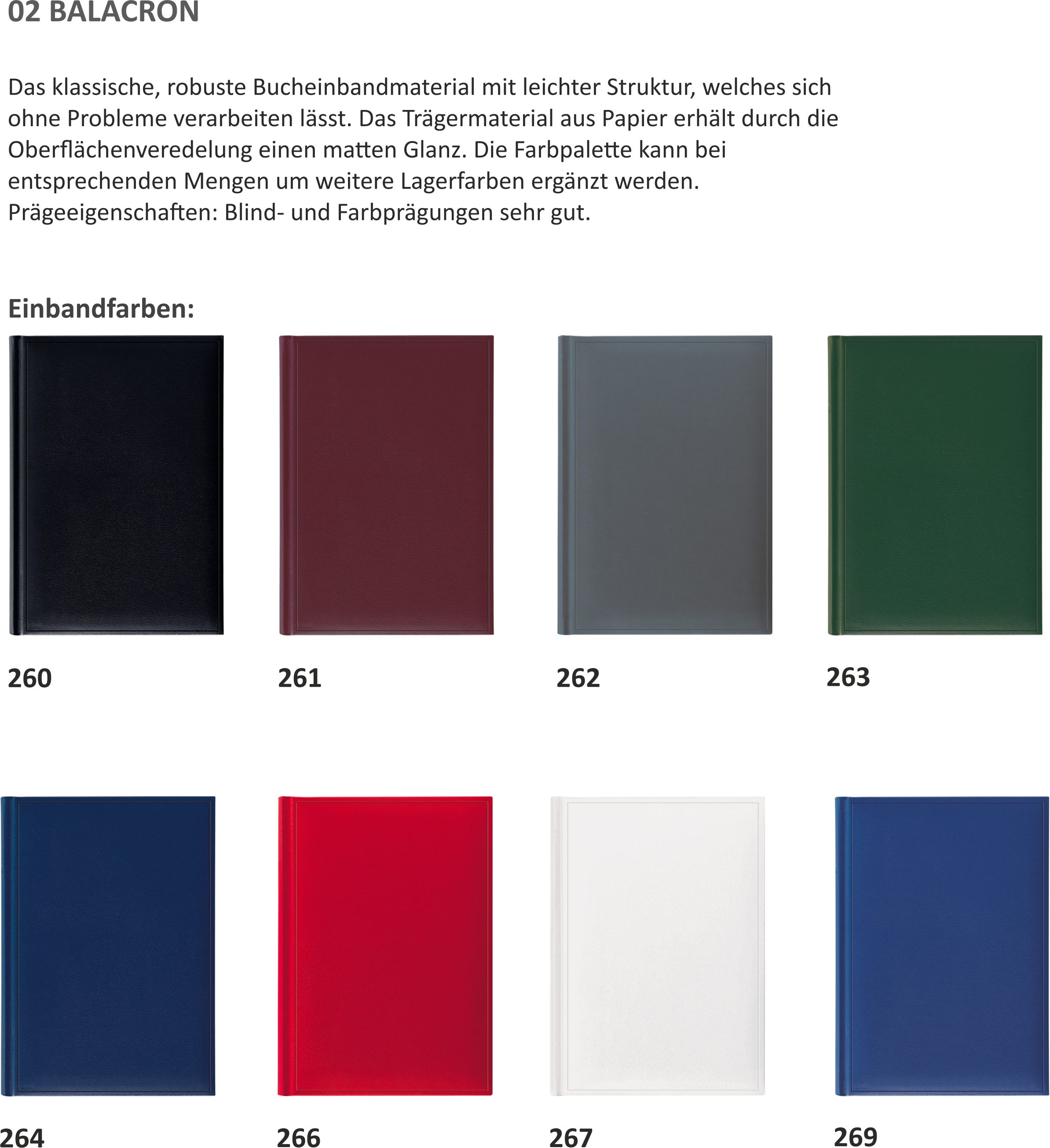 LEB-733 Balacron Buchkalender