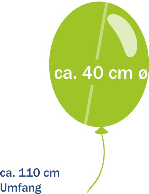 B105 Luftballons - Werbeballons mit Siebdruck