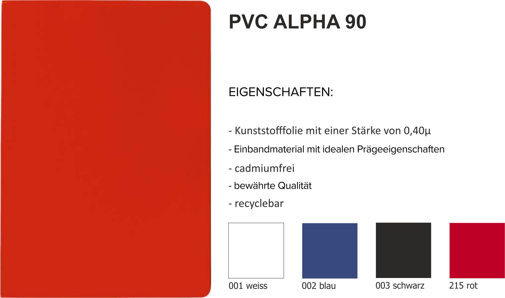 LEB-856 PVC Alpha Taschenkalender