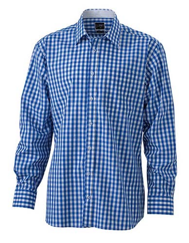 L-JN617 Men`s Checked Shirt