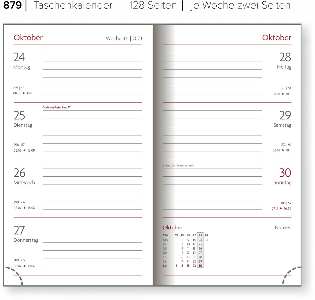 LEB-879 Balacron Taschenkalender