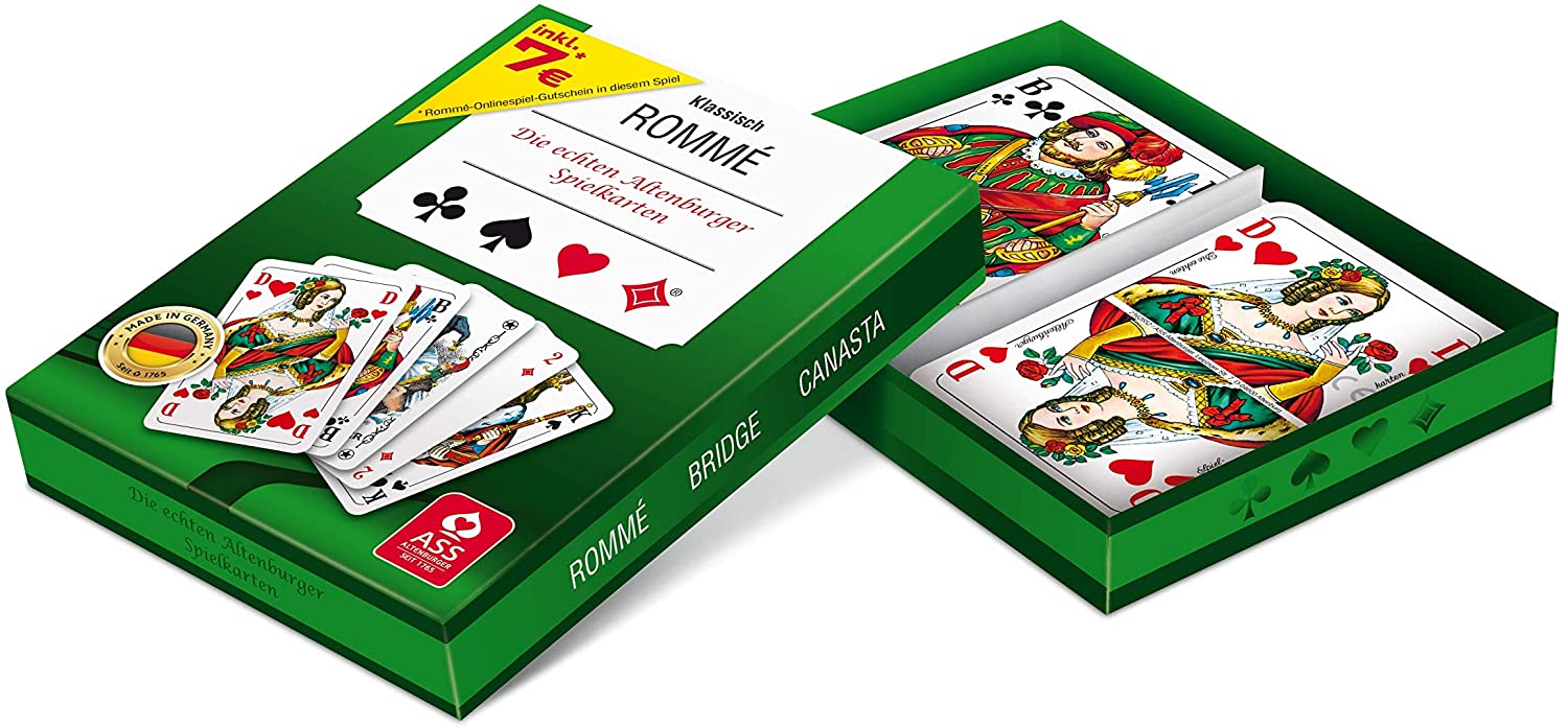ASS-ROMMÉ/CANASTA/BRIDGE