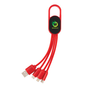 P302.074 4-in-1 Kabel mit Karabiner-Clip