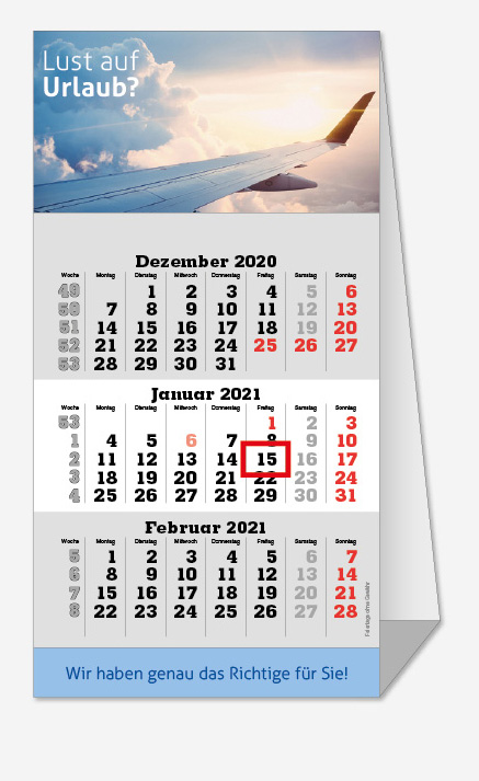 Ec-370 CLASSIC-DESK | Aufstellkalender
