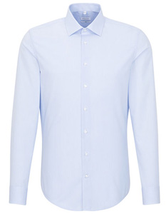 L_SN660020 Herrenhemd Slim Fit Check / Stripes Longsleeve