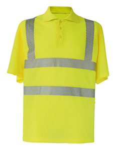 L-KX073 Hi-Vis Broken Reflective Premium Polo Shirt 