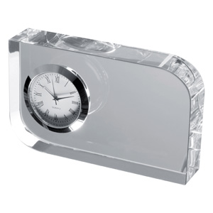 Mac-27503 Glasblock mit Uhr